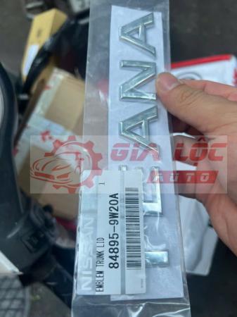 CHỮ NISSAN CHỮ TEANA CHÍNH HÃNG