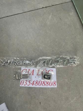 CHỮ ALTIS  DÁN SAU XE TOYOTA ALTIS GIÁ RẺ
